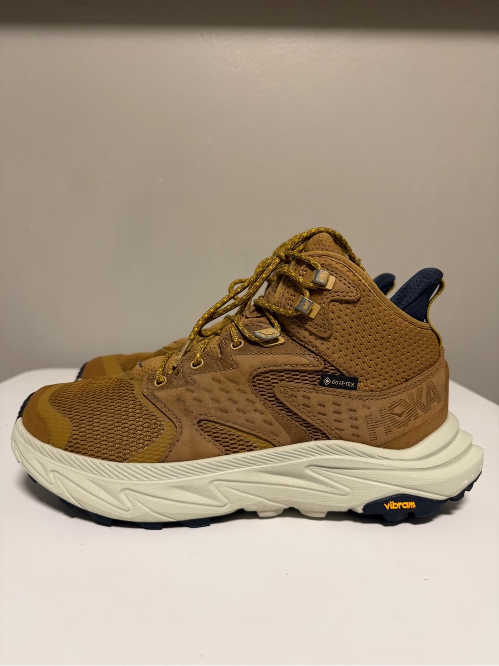 HOKA Anacapa 2 Mid GTX Brown Hiking Shoes 1141633F HYC Men’s US 7.5 D UK 7